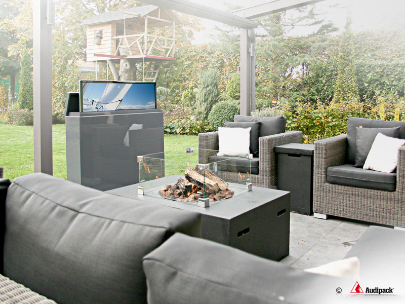 verkoper Snikken Verslaving 46 inch outdoor buiten TV meubel - Multimedia trolley: Audipack, It's great  to have solutions